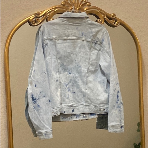 Slink Jeans Tie-Dye Denim Jacket Love Your Body Size 2X - Picture 7 of 10